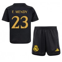 Dres Real Madrid Ferland Mendy #23 Tretina pre deti 2023-24 Krátky Rukáv (+ trenírky)